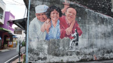 street art à Songkhla Thaïlande
