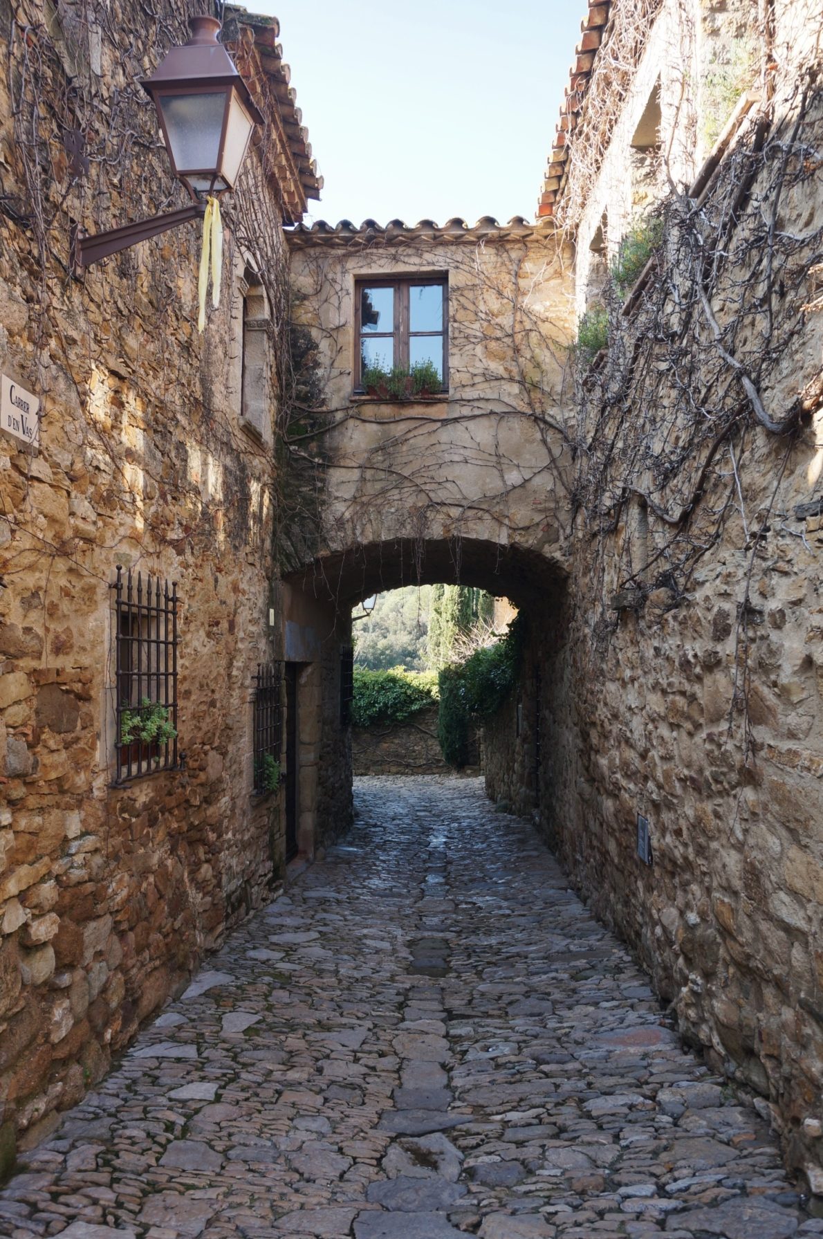 Village médiéval Peratallada Costa Brava en Catalaogne