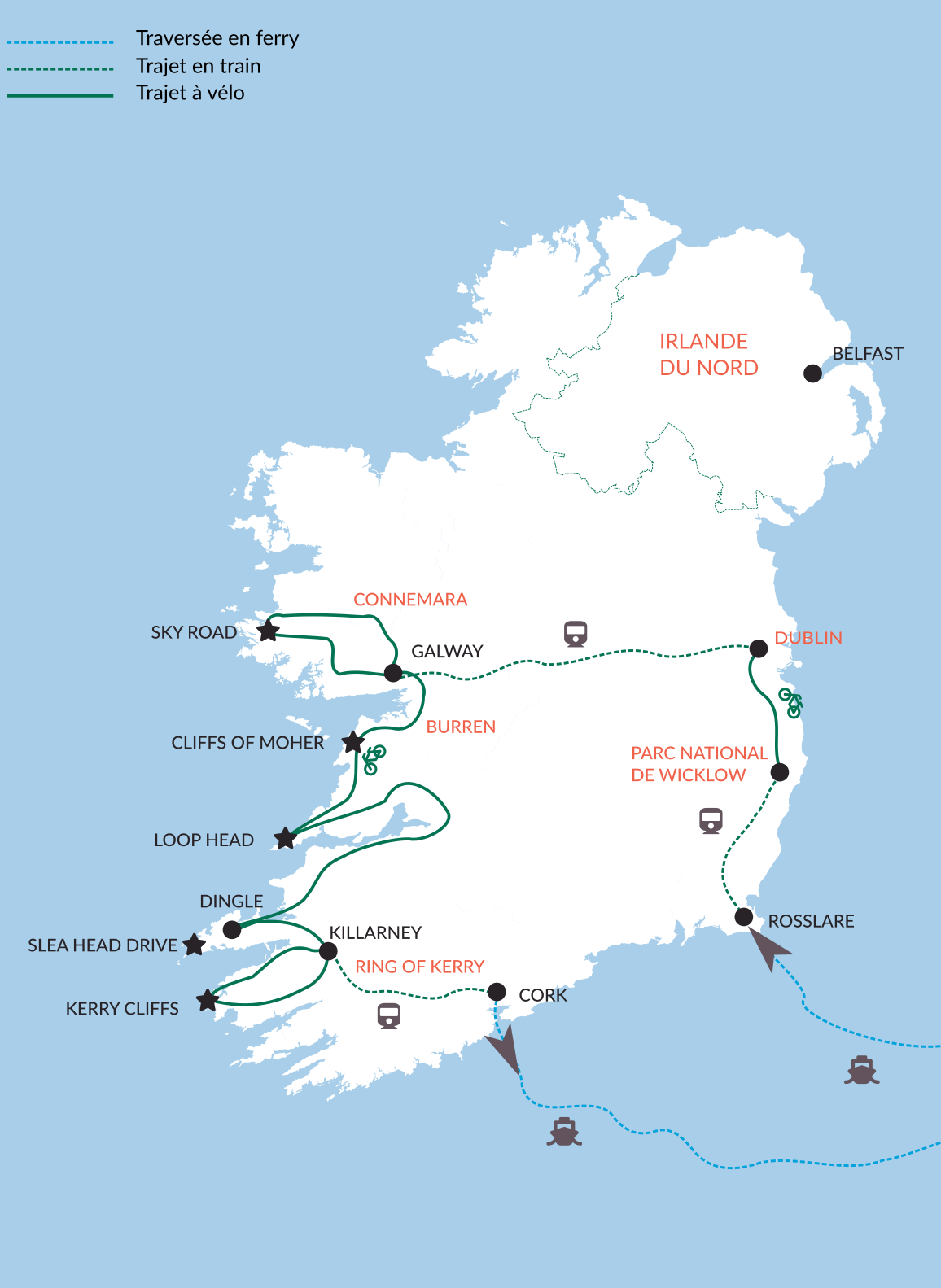 ebook road trip irlande