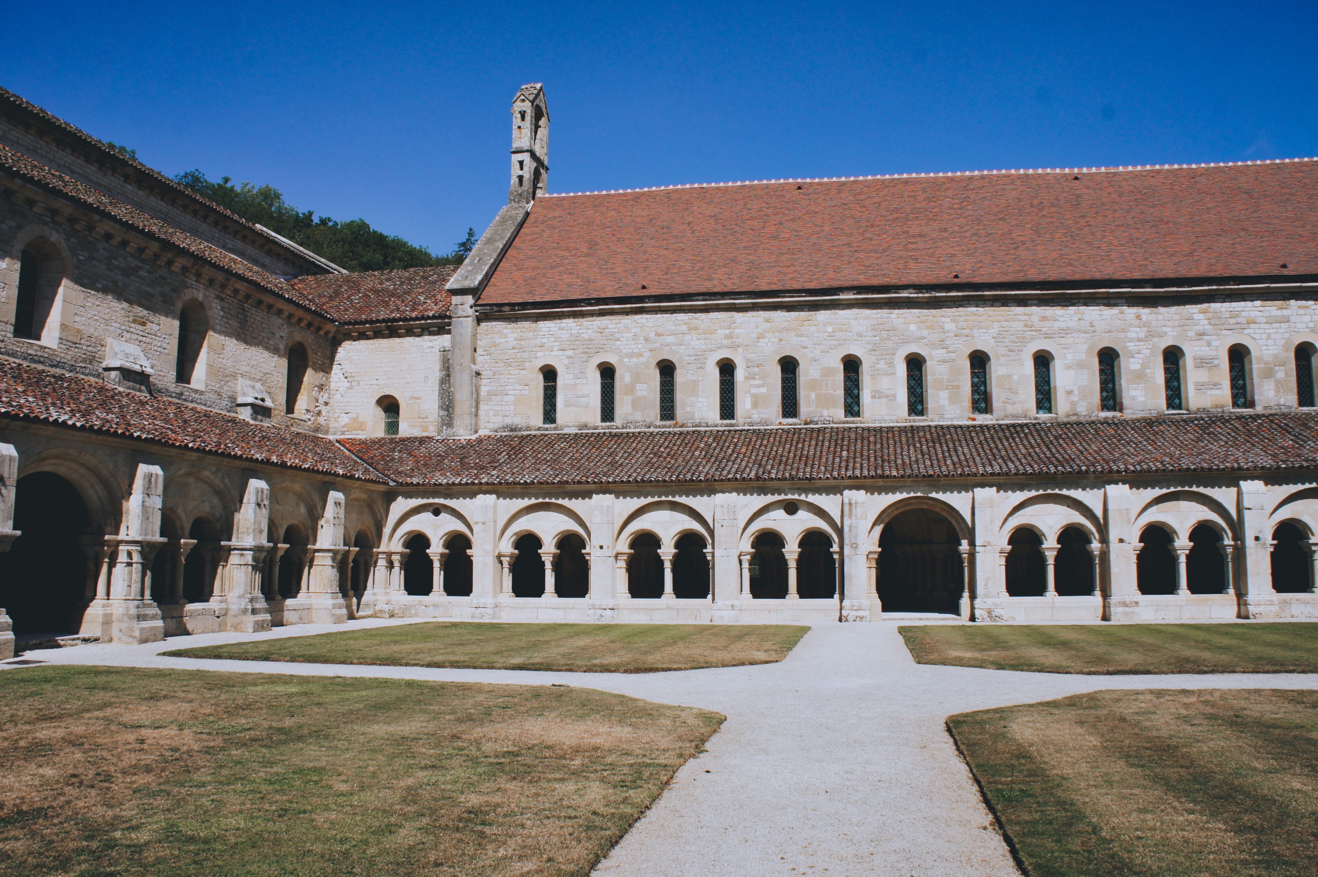 Abbaye de Fontenay Bourgogne à vélo